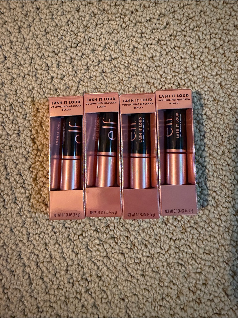 e.l.f. Lash It Loud Volumizing Mascara Amplify Define Black 0.158oz Travel Size